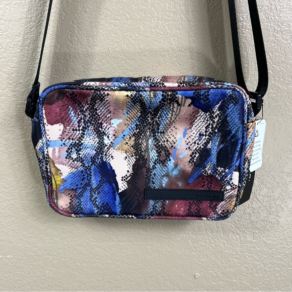 Tahari Handbags - Tahari Monroe Crossbody bag snakeskin print.
